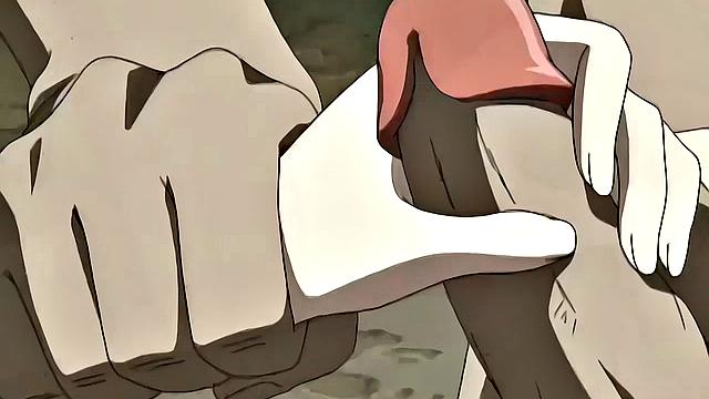 BDSM anime teens enslaved for businessmen's pleasure