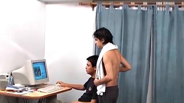 Sporty Twinks Get Hot Looking At Dicks! - Alan Aimar &amp;amp; Tiago Rios