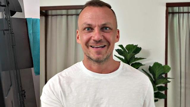 Busty anal MILF fucked on the indoor pool