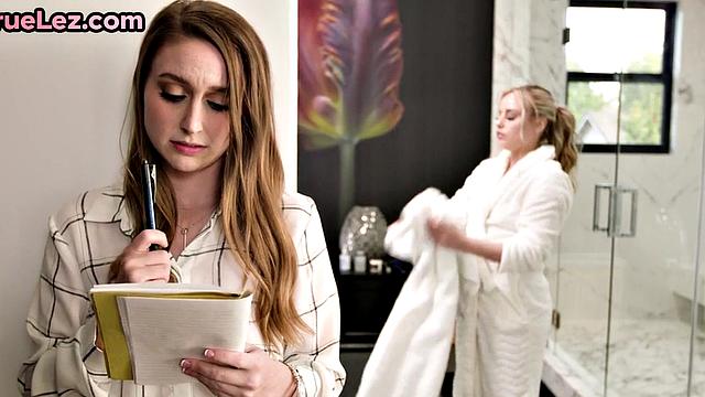 Sexy 21yo bae eats BFF lesbo pussy while fingering