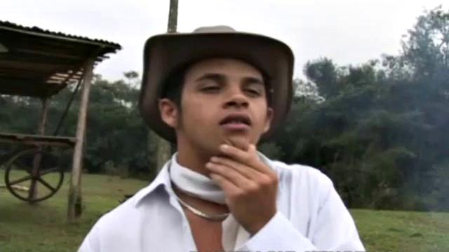 Two hard-working Latino cowboy studs have been out on the trail for weeks. Matheus just arrives back at camp to his horny partner as the two cowboys release their horny passions on each other, including cock sucking, rimming, and bareback fucking.