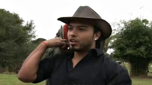 Two hard-working Latino cowboy studs have been out on the trail for weeks. Matheus just arrives back at camp to his horny partner as the two cowboys release their horny passions on each other, including cock sucking, rimming, and bareback fucking.