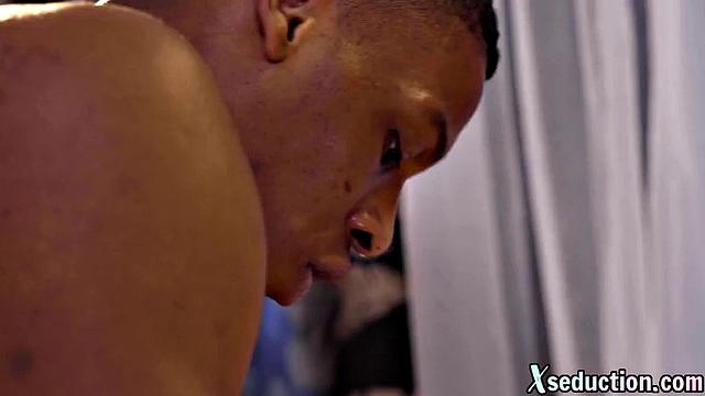 Petite busty babe drilled by BBC