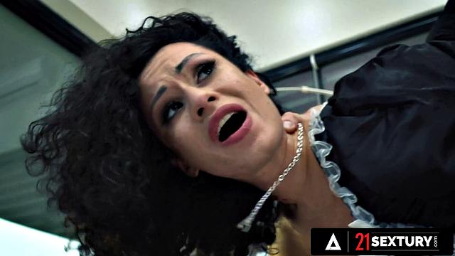 21 SEXTURY - Stacy Bloom DP Threesome - Two Men Fill Her Holes Hard