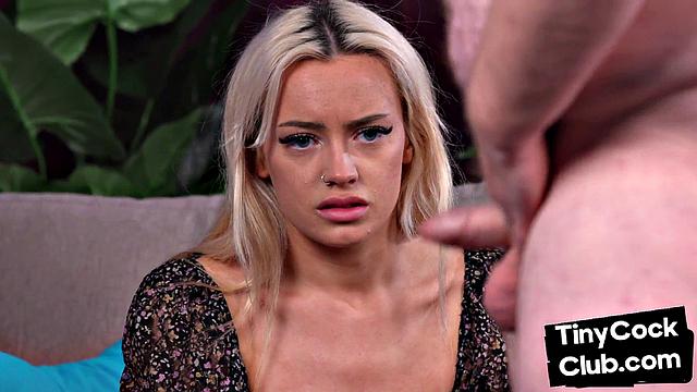 teasing vixen mocks samll penis