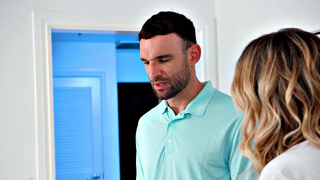 NURU MASSAGE - Hot Masseuse Riley Reign Takes Care of Sore Muscles By Fucking Client's Cock