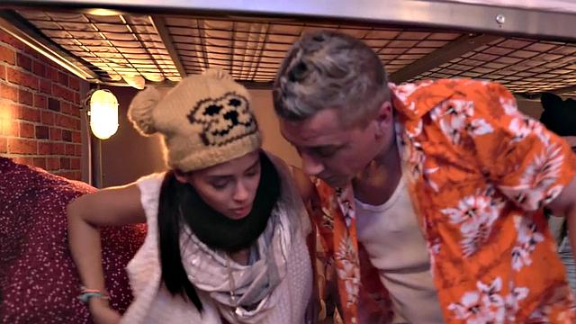 Roundass babes get seduced and pussy pounded by hostel manager