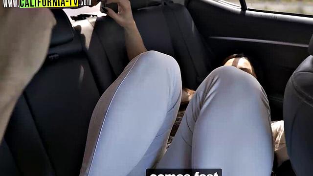 Lucky married taxi driver! Influencer famous for adult content strips naked in her taxi. If you were the taxi driver, what would you do?