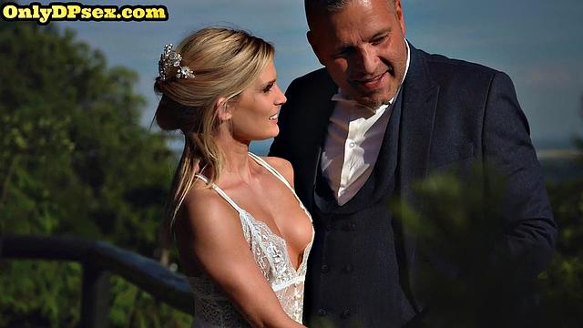 Horny 21yo blonde babe double pounded