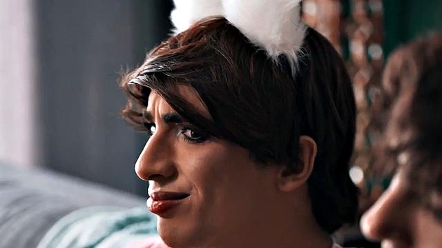 Bisexual cutie doggystyled in 3some