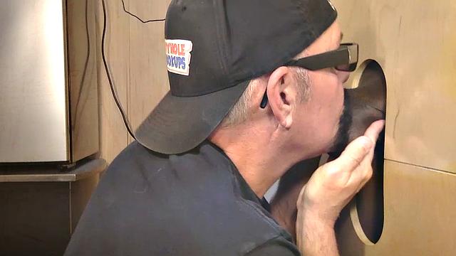 Fat Black Cock In The Gloryhole