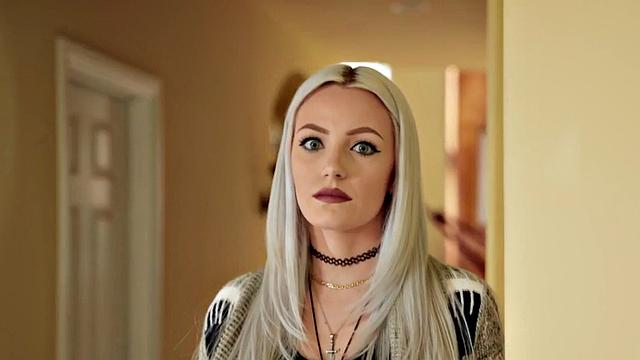 Lil guy bangs big-titted MILF with a bald pussy for a mouthful of cum