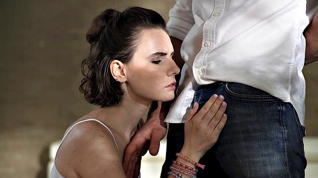 Euro anal bitch fucked in missionary by big white dick