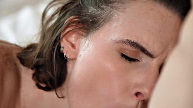 Euro anal bitch fucked in missionary by big white dick