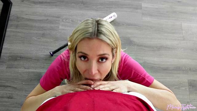 Mom Gets Her Softball Practice