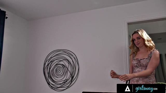 GIRLSWAY - MILF Forde Confronts Masseuse Kenzie Taylor Over Hubby's Visits Then Craves Her