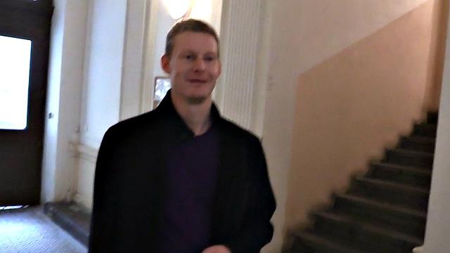 Straight Euro stud goes wild in hotel after picking up