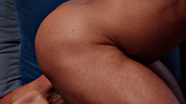 Eager sucking inked dick before bareback fucking