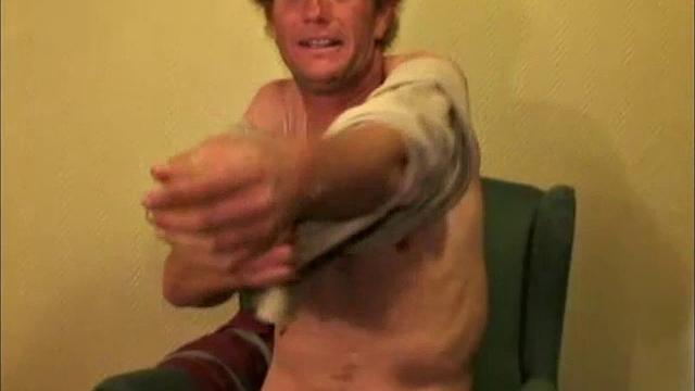 Not only are there a lot of loose screws, but there are quite a few missing, as well. A little frightening to be around, he is 50 years old, 6' 2" and 180 pounds.