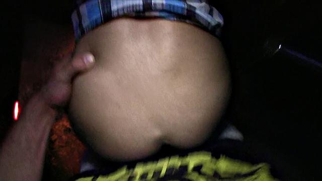 Brunette with big tits gets paid to suck and fuck for cash