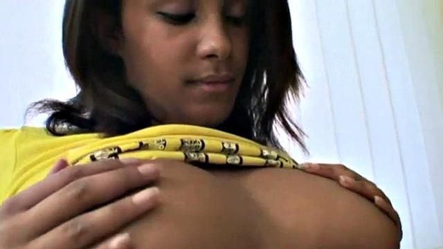 Naughty ebony schoolgirl screws old man teacher in the classroom