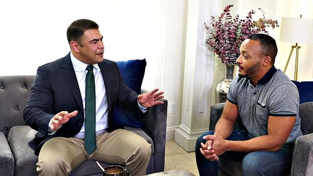 Mesmerized Black guy fucks white bottom after rimmed