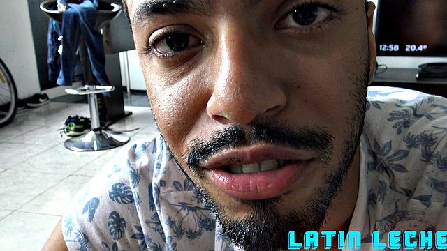 slim venezuelan takes thick cock and gets his mouth filled with cum for cash