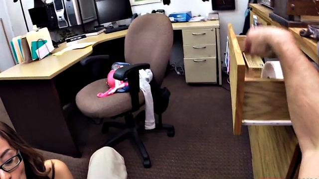 Pawnshop Latina sucks for a better deal on her college books