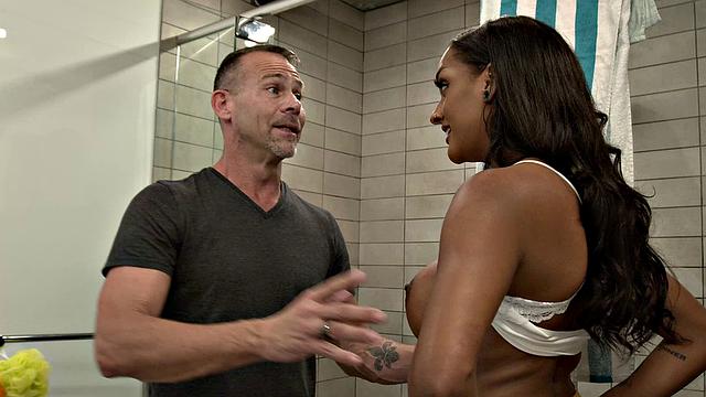 Zoey Sinn doesn't have cookies to pay her neighbor, but at least she has her wet pussy to give him!