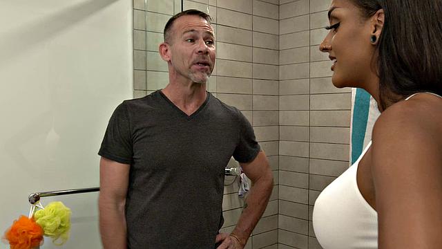 Zoey Sinn doesn't have cookies to pay her neighbor, but at least she has her wet pussy to give him!