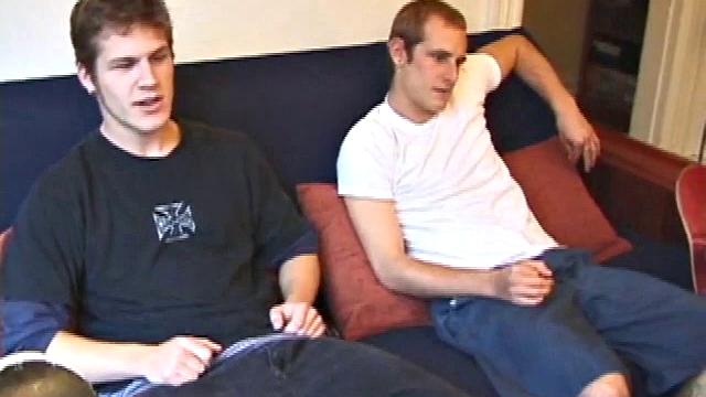 Torque is back with new skater pal Alex West. Torque introduces Alex to the world of porn and soon both boys are naked, beating their meat.