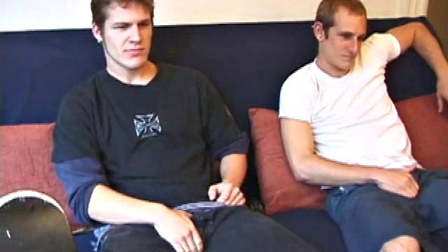 Torque is back with new skater pal Alex West. Torque introduces Alex to the world of porn and soon both boys are naked, beating their meat.
