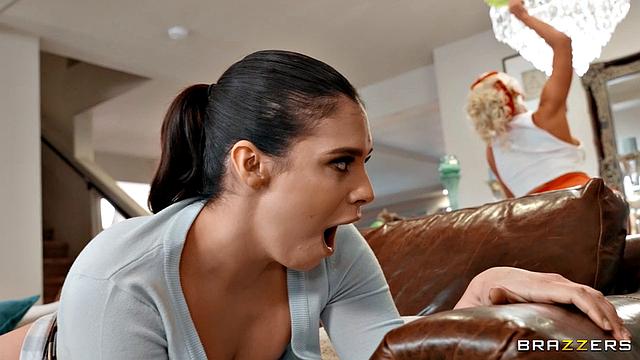 Cleaning Lady Gets Dirty