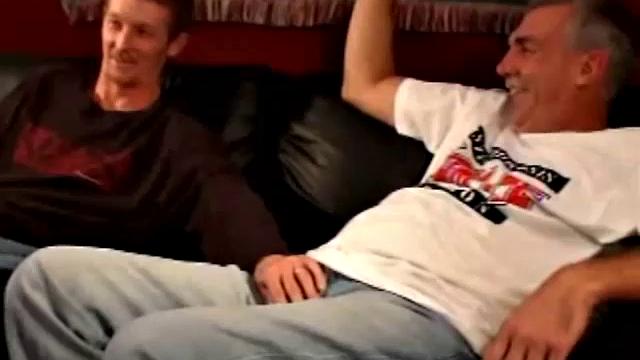 Adam is married, always horny and doesn't mind playing with guys. In this scene he hooks up with hunky and hairy Logan for a little fun. The two waste no time getting down to business.