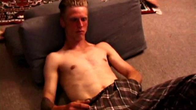 We look in on this mostly oral sex orgy, featuring Brandon, Ricky, Jordan and a fourth guy who wants to remain anonymous. Everyone gets a taste before Latin boy Ricky tries a new curved and vibrating dildo.