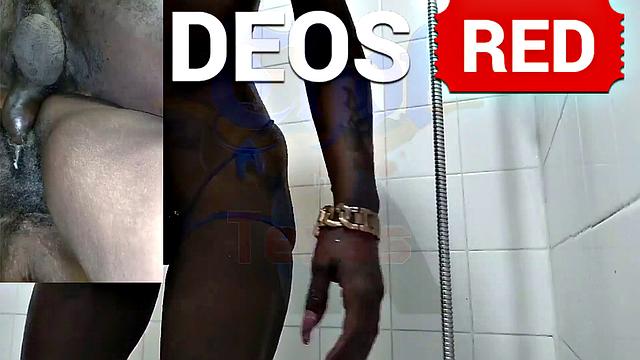 A American MILF get down and dirty in the shower with her black friend