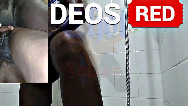 A American MILF get down and dirty in the shower with her black friend