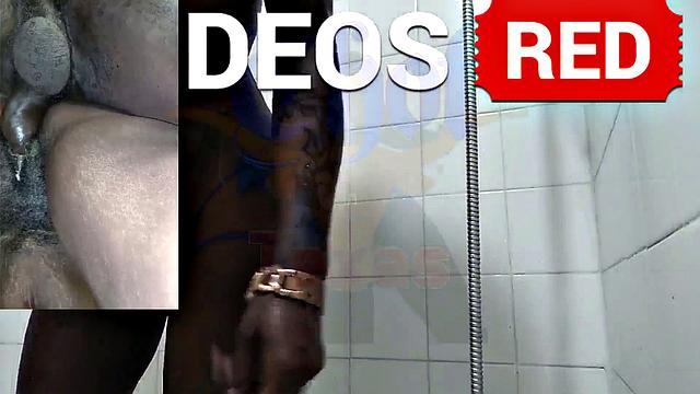 A American MILF get down and dirty in the shower with her black friend