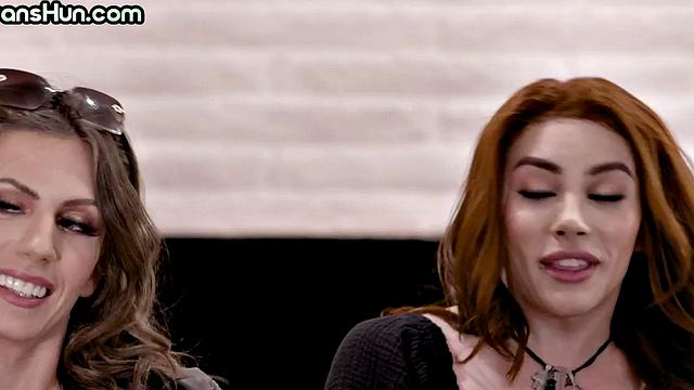 TS group affair with stunning babes after pussylick