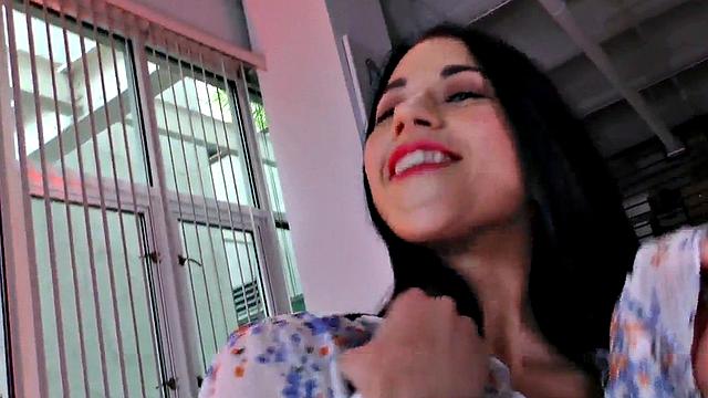 Pussynailed nympho teasing POV