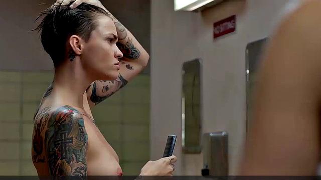 Ruby Rose fully nude