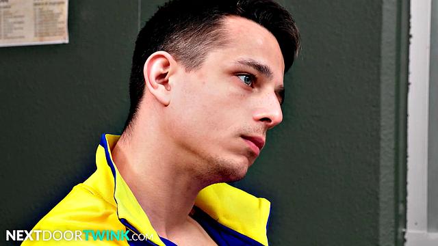 Twink Tutor Dicked Down By Muscle Jocks - NextDoorTwink