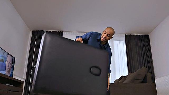 IR oiled massaged babe assfucked by masseur with big cock