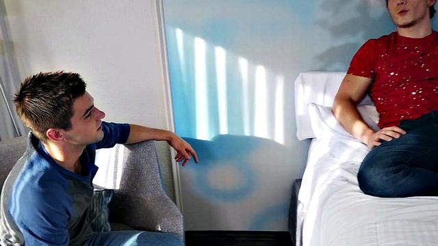 Amateur twinks enjoy bareback anal and deepthroat