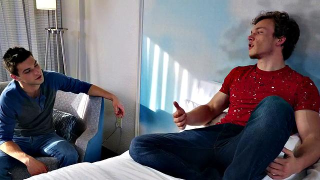 Amateur twinks enjoy bareback anal and deepthroat