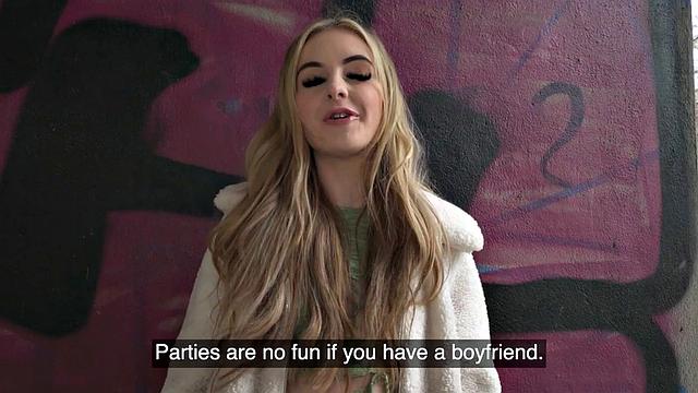 21yo petite girl fucked in missionary at a public place