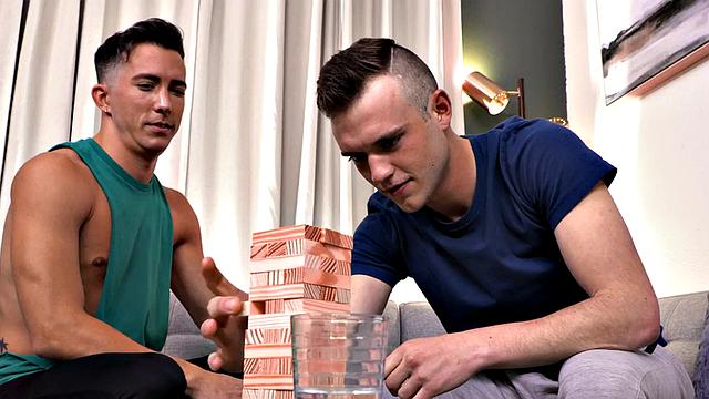 Tattooed stud fucks rimming BF after being fucked