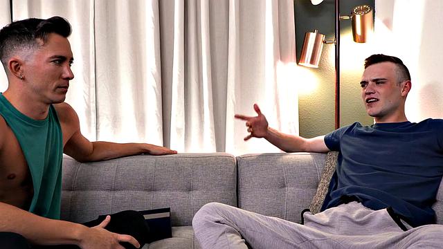 Tattooed stud fucks rimming BF after being fucked