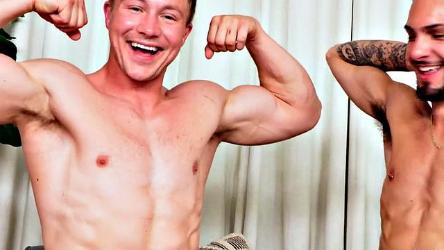 Skinny stud with pierced nipples rimmed and barebacked till cumshot