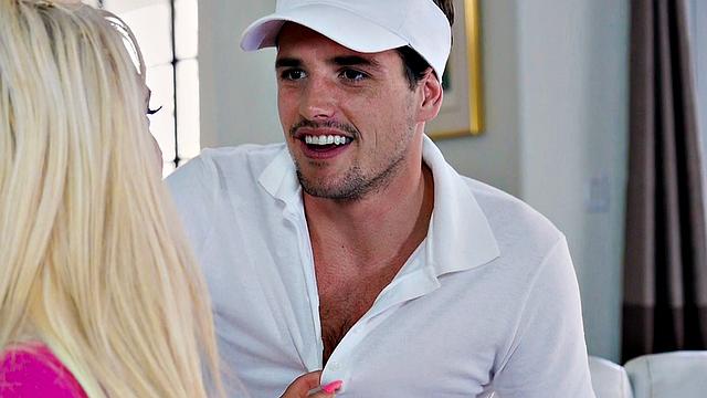 Rogue Tennis Ball Produces Anal Racket